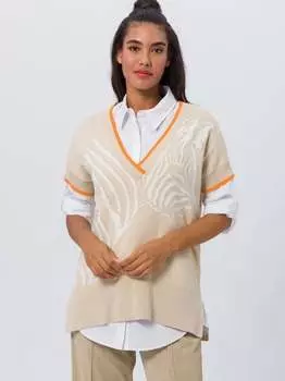 Свитер-Жилет Tuzzi, оранжевый