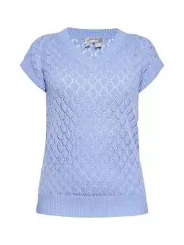 Свитер-жилет Usha, цвет taubenblau