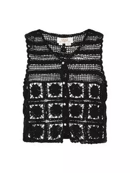 Свитер-жилет usha FESTIVAL, черный