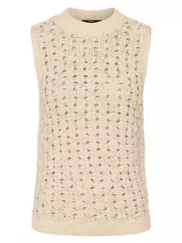 Свитер-Жилет Zero, бежевый