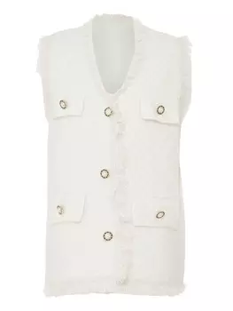 Свитер-жилет zitha, белый