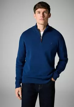 Свитер ZIP NECK REGULAR FIT Next, синий