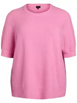 Свитер Zizzi Casunny, светло-розовый