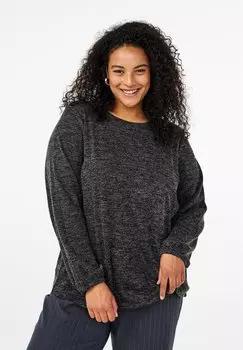 Свитер Zizzi, темно-серый