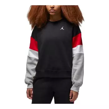 Свитера brooklyn флисовая толстовка с круглым вырезом Air Jordan, черный
