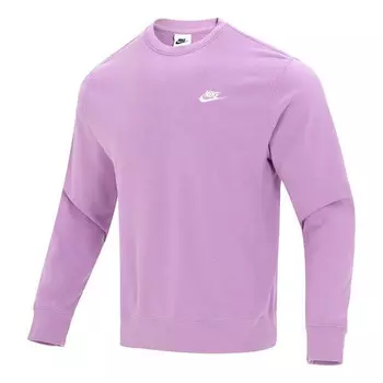 Свитера nsw club с круглым вырезом Nike, фиолетовый