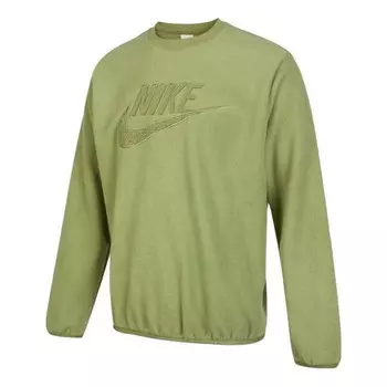 Свитера nsw флисовый свитшот с логотипом Nike, зеленый