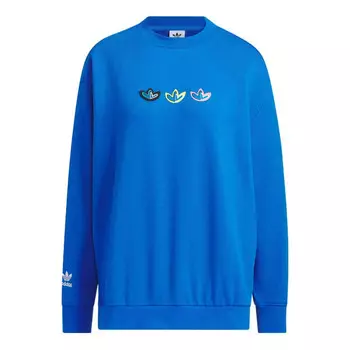 Свитера оригиналы v day crew свитшот Adidas, синий