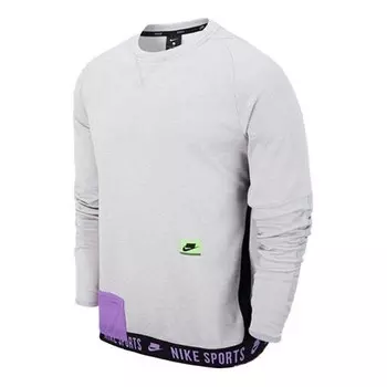 Свитера therma nsp crew Nike, серый