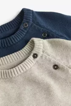 Свитера тонкой вязки, 2 шт H&M, синий