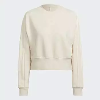 Свитшот Adidas Adicolor Contempo Chunky 3-Stripes, светло-бежевый