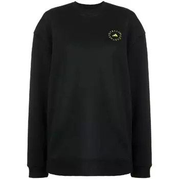 Свитшот adidas by Stella McCartney, черный/желтый