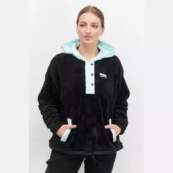 Свитшот Adidas, черный/бирюзовый