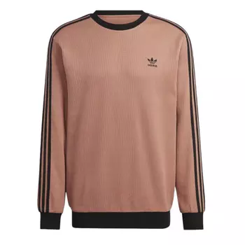 Свитшот Adidas Originals Adicolor Classics Waffle, коричневый