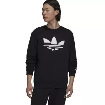 Свитшот Adidas Originals Adicolor Shattered Trefoil Crewneck, черный