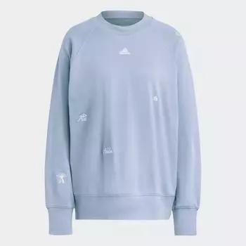 Свитшот Adidas Professional Sports Training, фиолетово-голубой