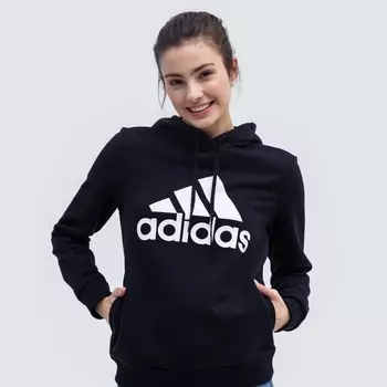 Свитшот Adidas с капюшоном, черный