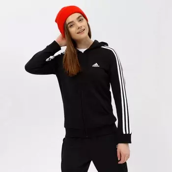 Свитшот Adidas с капюшоном, черный