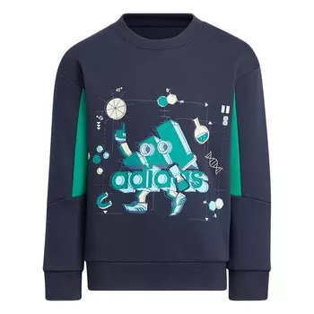 Свитшот Adidas, темно-синий/мультиколор