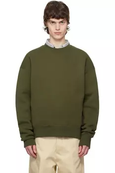 Свитшот Ami de coeur Ami Paris, цвет loden