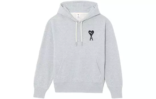 Свитшот Amiparis X Ami Co-Branded Series для мужчин, серый Puma, серый