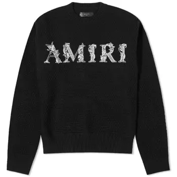 Свитшот Amiri Baroque Crew, черный