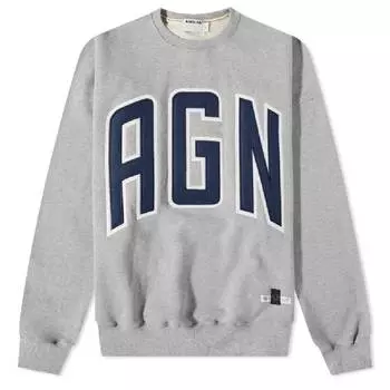 Свитшот Anglan AGN Heavyweight Crew, серый