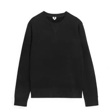 Свитшот ARKET French Terry, черный