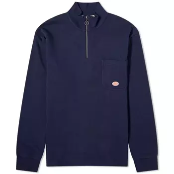 Свитшот Armor-lux Half Zip Pocket, темно-синий