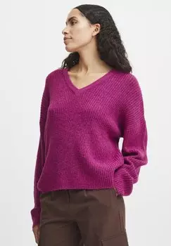 Свитшот b.young BYONEMA VNECK, цвет festival fuchsia