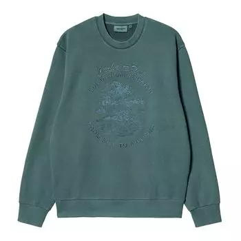 Свитшот Bayou Sweat Carhartt Wip, цвет Botanisch