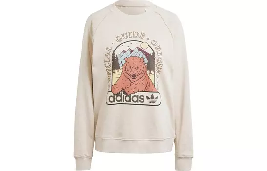 Свитшот BEAR женский светло-хаки Adidas Originals
