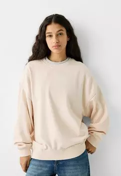Свитшот Bershka, цвет light pink
