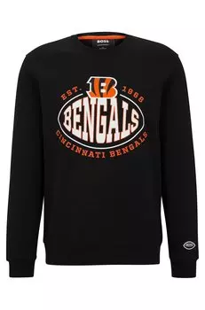 Свитшот Boss X Nfl Cotton-blend With Collaborative Branding, Bengals