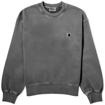 Свитшот Carhartt Wip Nelson, темно-серый