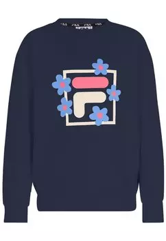 Свитшот Crew Fila, черный ирис