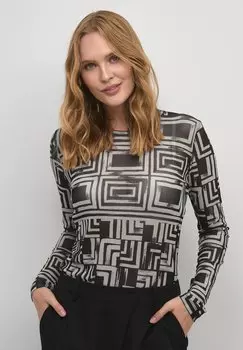 Свитшот Culture МЕЛИДА, цвет black creme graphic