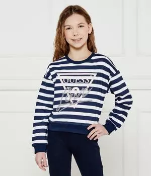 Свитшот детский Guess в полоску, синий