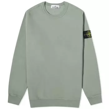 Свитшот для экипажа Stone Island, окрашенная в одежду