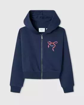 Свитшот для девочки Solene Pepe Jeans, тёмно-синий