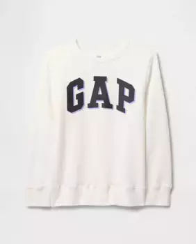 Свитшот для мальчиков с длинными рукавами Gap, белый