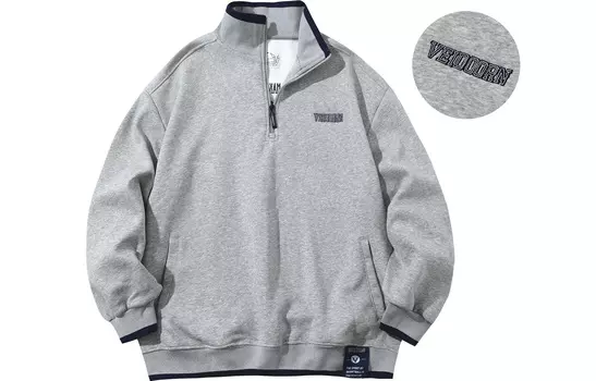 Свитшот для пары унисекс VEIDOORN, Light Heather Gray