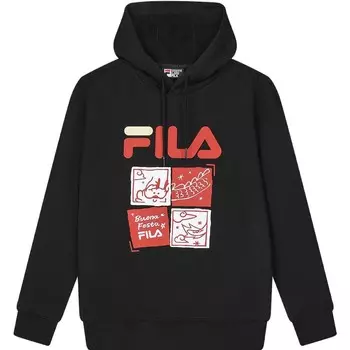 Свитшот Dragon Dragon Series унисекс, черный как смоль Fila, черный
