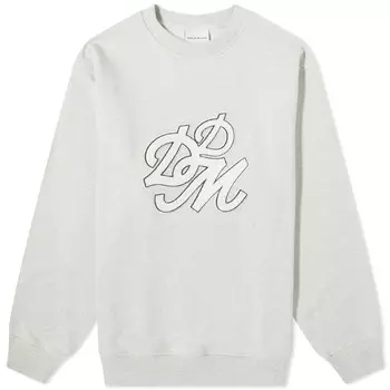 Свитшот Drole De Monsieur Ddm Logo Crew, светло-серый