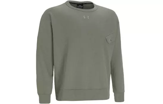 Свитшот Elevated для мужчин, цвет зеленый лес Under Armour, зеленый