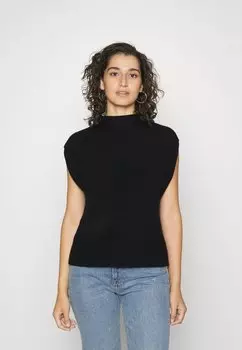 Свитшот Esprit MOCKNECK, черный