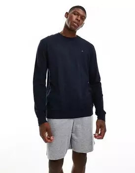 Свитшот Essentials Lounge темно-синего цвета Tommy Hilfiger