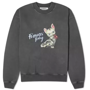 Свитшот Fiorucci Fiorucci Baby, темно-серый