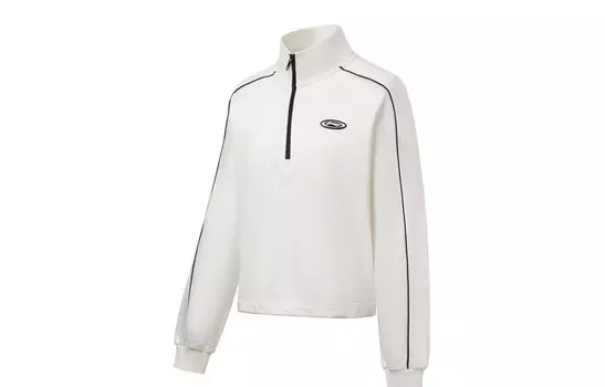 Свитшот Fitness Series женский молочно-белый Lining