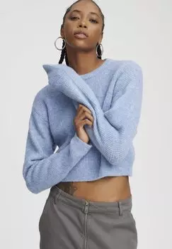 Свитшот Gestuz АЛЬФАГАЗ, цвет illution blue melange